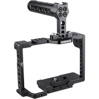CAMVATE QR Camera Cage with Rosette Mount & Aluminium Handgrip for Sony Cameras