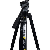 Miller DS-10 DV Fluid Head and Solo Aluminium Tripod with Pan Handle and Bag