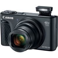 Canon SX740 HS Black Camera Vlogging Kit Includes Microphone + Tripod with Remote