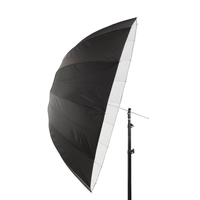 Xlite Deep Parabolic Black / White Umbrella 130cm