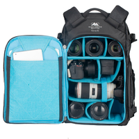 Summit Creative Tenzing 35L Large Zip Top Camera Backpack - Black