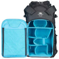 Summit Creative Tenzing 50L Extra Large Roll Top Camera Backpack - Black
