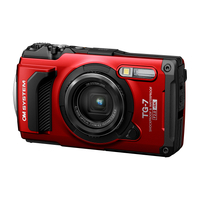 OM SYSTEM Tough TG-7 Waterproof Camera - Red