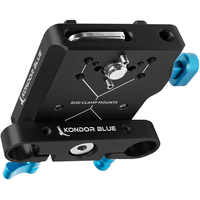 Kondor Blue Mini V-Mount Basic Rod Kit - Raven Black