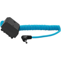 Kondor Blue 1.35/3.5 DC Male to Sony A7/FX3/FX30 NP-FZ100 Dummy Battery Cable - Blue