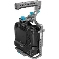 Kondor Blue Canon Arca R5/R6/R Battery Grip Cage with Top Handle - Space Grey