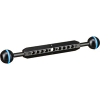 Kondor Blue Cine Magic Arm Extension Bar with Double Ball Head - 8 Inch - Black
