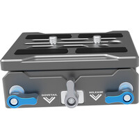 Kondor Blue Universal LWS ARRI Bridge Plate for ARRI, RED, URSA, C70, VENICE - Spacy Grey