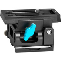 Kondor Blue 15mm LWS Arri/501 Side Loading Baseplate for Red Komodo, BMPCC & Mirrorless - Black
