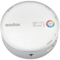 Godox R1 Round RGB Silver LED Light