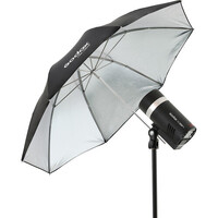 Godox Umbrella Black / Silver 85cm + Diffuser