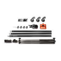 Manfrotto 085B Light Boom 35 Black A25 with Silver Cine Stand & Castors