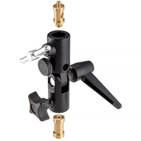 Manfrotto 026 Adaptor Swivel Lite-Tite Aluminium - Black