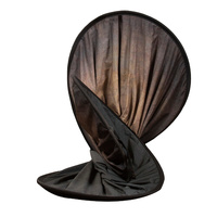 Manfrotto LL LB5721 Vintage Collapsible Background - Walnut/Pewter, 5 x 7'