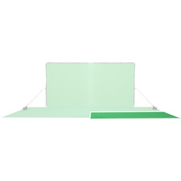 Manfrotto LL LB7781 Chroma-Key Vinyl Background - Green, 9 x 19.7'