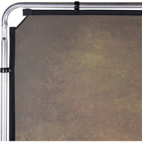 Manfrotto LL LB7924 EzyFrame Vintage Background Kit 6.5 x 7.5' - Olive