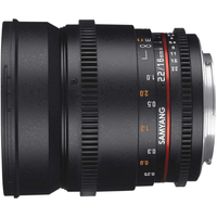 Samyang 16mm T2.2 VDSLR UMC II Cinema Lens for Canon EF