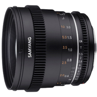 Samyang 50mm T1.5 II VDSLR Cinema Lens for Canon EF