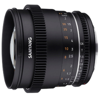 Samyang 85mm T1.5 II VDSLR Cinema Lens for Canon EF