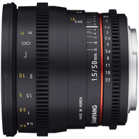 Samyang 50mm T1.5 VDSLR UMC II Cinema Lens for Nikon