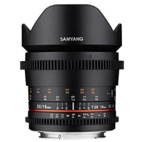 Samyang 16mm T2.6 VDSLR UMC II Cinema Lens for Sony FE