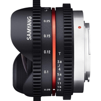 Samyang 7.5mm T3.8 Fisheye VDSLR UMC II Cinema Lens for MFT