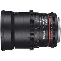 Samyang 35mm T1.5 VDSLR UMC II Cinema Lens for Fujifilm X