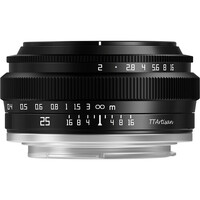 TTArtisan 25mm f/2 Lens for Sony E Mount - Black