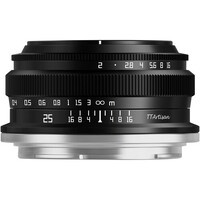 TTArtisan 25mm f/2 Lens for Nikon Z Mount - Black