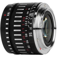 TTArtisan 35mm f/0.95 Lens for Fujifilm X Mount- Black with Silver