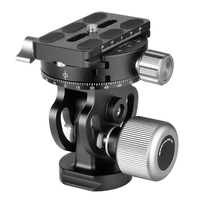Leofoto VH-10 2-Way Monopod Head with Panning Clamp and BPL-50N Plate