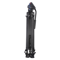 Leofoto VT-20 Video Tripod with LF-75 75mm Video Fluid Head