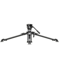 Leofoto LVF-163C+FH-10 Professional Carbon Fibre Video Tripod with Fluid Video Head