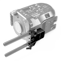 SmallRig Bottom Mount Plate with Dual 15mm Rod Clamp 1674