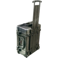 Pelican 1560 Case Studio with Dividers & Wheels - Black