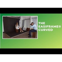 Easiframe Cyclorama Curved Background Fabric - Chroma Key White