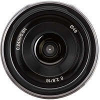 Sony E 16mm f/2.8 Lens