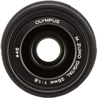 Olympus M.Zuiko 25mm f/1.8 Lens - Black