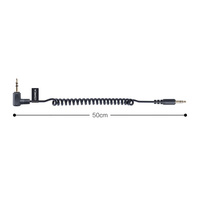 Comica 3.5mm TRS to TRS Coiled Audio Cable Adaptor