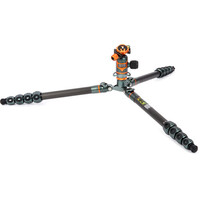3-Legged Thing Legends Bucky Carbon Fibre Tripod with AirHed VU Ball Head - Grey