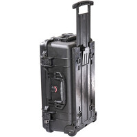 Pelican 1510SC Studio Case with Lid Organizer and Yellow Divider Set - Black