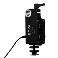 Boya BY-MA2 Dual Channel XLR Audio Mixer for DSLR & Camcorders