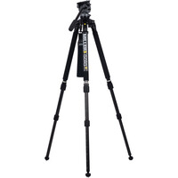 Miller DS-10 DV Fluid Head and Solo Aluminium Tripod with Pan Handle and Bag
