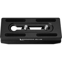 Kondor Blue Ronin Gimbal Arca Plate for Cages - Raven Black