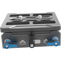 Kondor Blue Universal LWS ARRI Bridge Plate for ARRI, RED, URSA, C70, VENICE - Spacy Grey