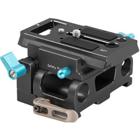 Kondor Blue 15mm LWS Arri/501 Side Loading Baseplate for Red Komodo, BMPCC & Mirrorless - Black