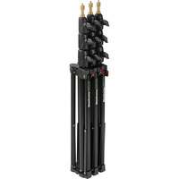 Manfrotto Alu Mini Compact Air-Cushioned Stand (Black, 7')