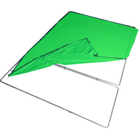 Manfrotto MLBG4301KG FX Portable Background Kit - Chroma-Key Green, 13.1 x 9.5'