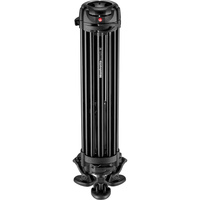 Manfrotto MVK608TWINMA 608 Nitrotech Fluid Video Head and Aluminium Twin Leg Tripod with Middle Spreader