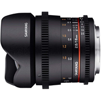 Samyang 16mm T2.6 VDSLR UMC II Cinema Lens for Canon EF